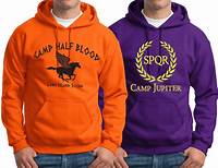 Camp Jupiter Hoodie and Camp Half Blood Hoodie Adult & Youth