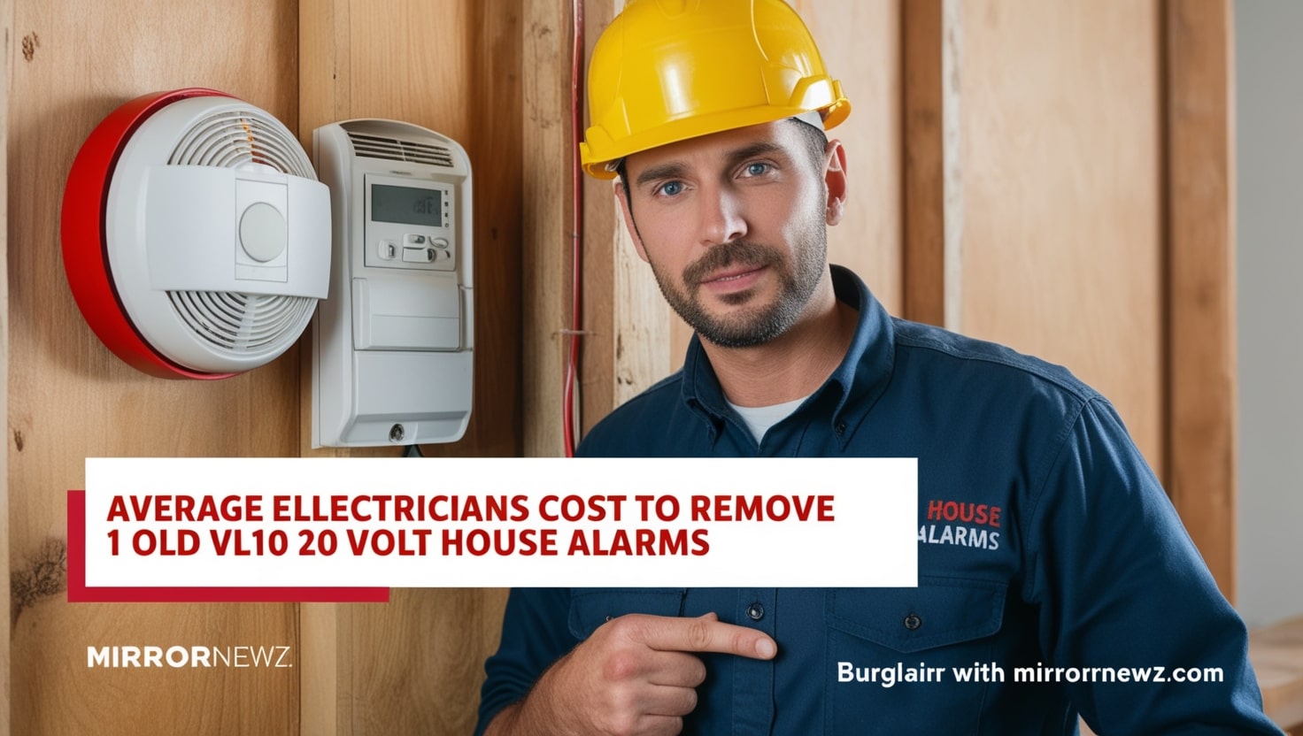 Average Labor Cost to Remove Old 120 Volt House Alarms