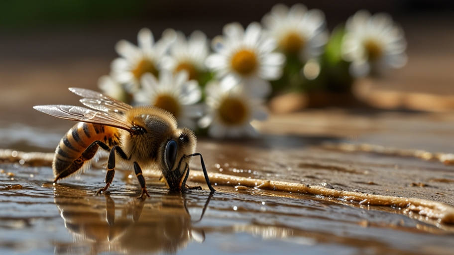 Why Are Honeybees All Over My Mophead