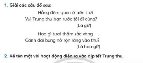 BÀI 3: MÙA THU CỦA EM ( TIẾT 8 – 11)TIẾT 8