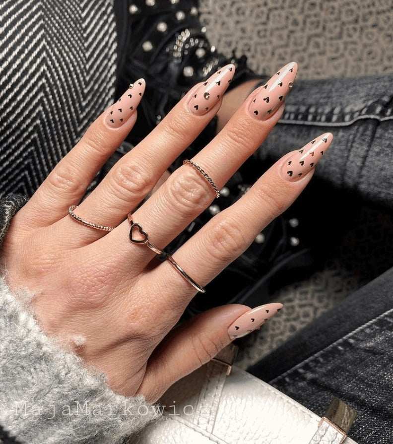 Cute bridal nail ideas and designs! Elegant wedding nail designs for weddings! Simple classy nails for FALL!