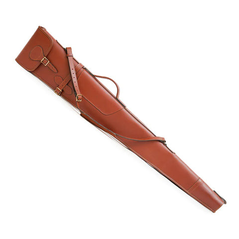 leather rifle case, leather shotgun case