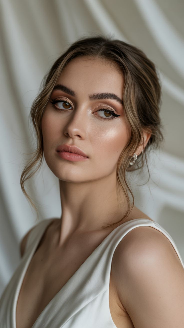 Soft Wedding Makeup for Brown Eyes Natural Looks