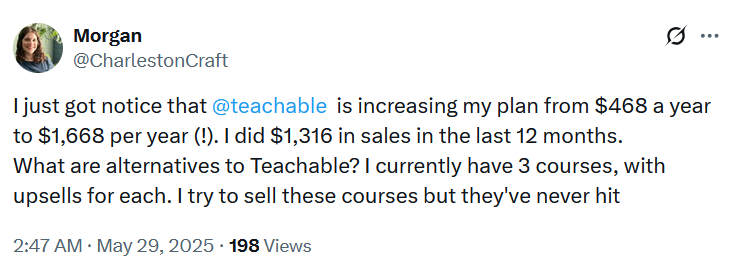 Teachable Users Tweet