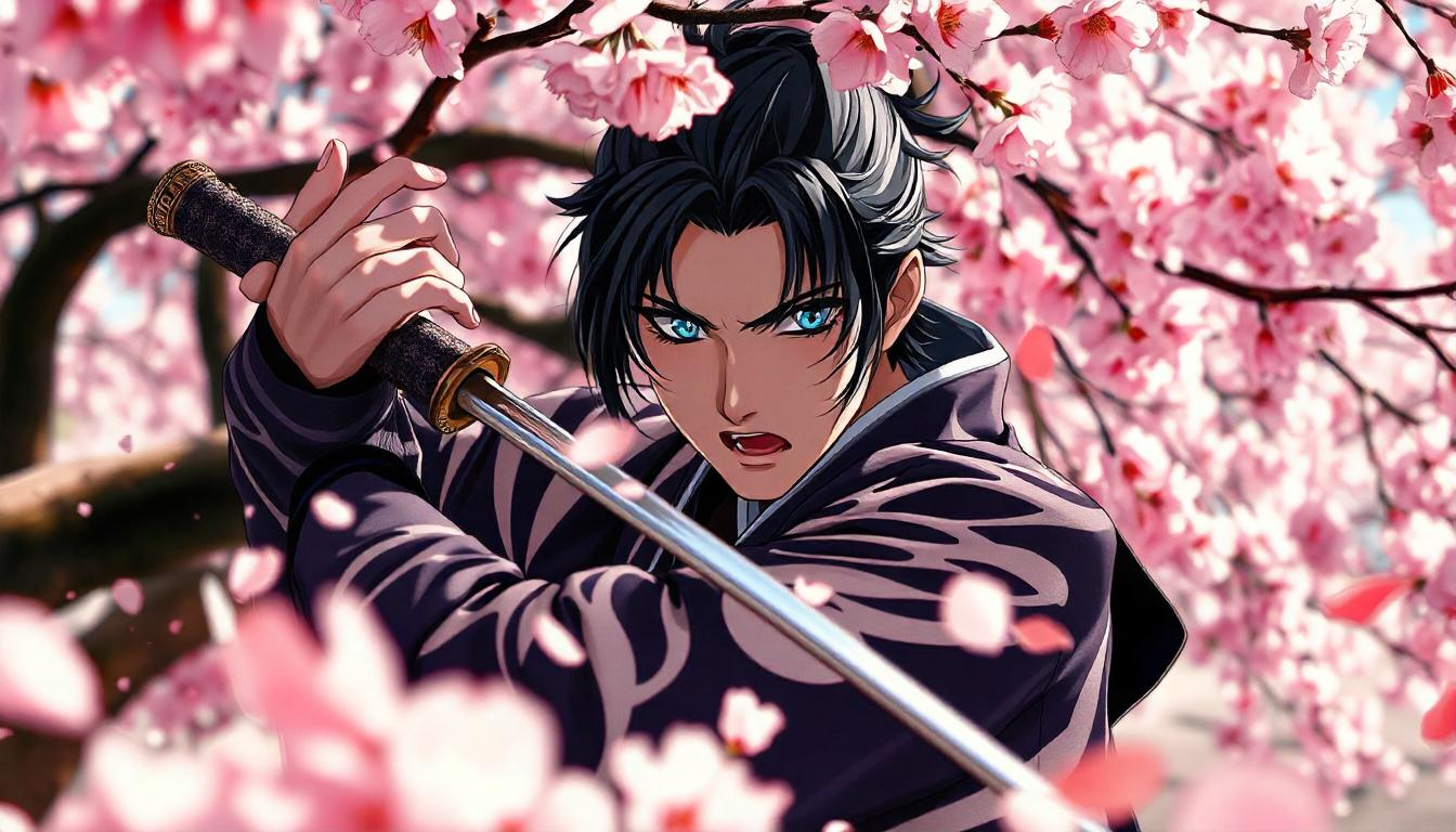 Japanese samurai anime