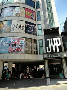 This contain an image of JYP Entertainment's building