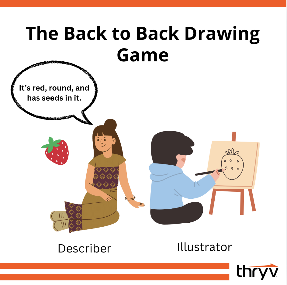 small group communication activities drawing game