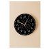 BLACK VELVET AND PEARL DESIGN WALL CLOCK