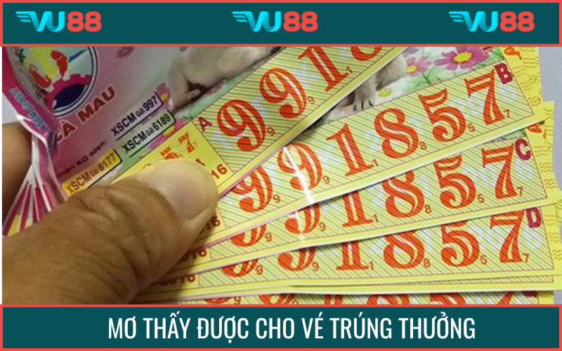Chiêm bao thấy người khác cho vé trúng một sự giúp đỡ bất ngờ sẽ đến
