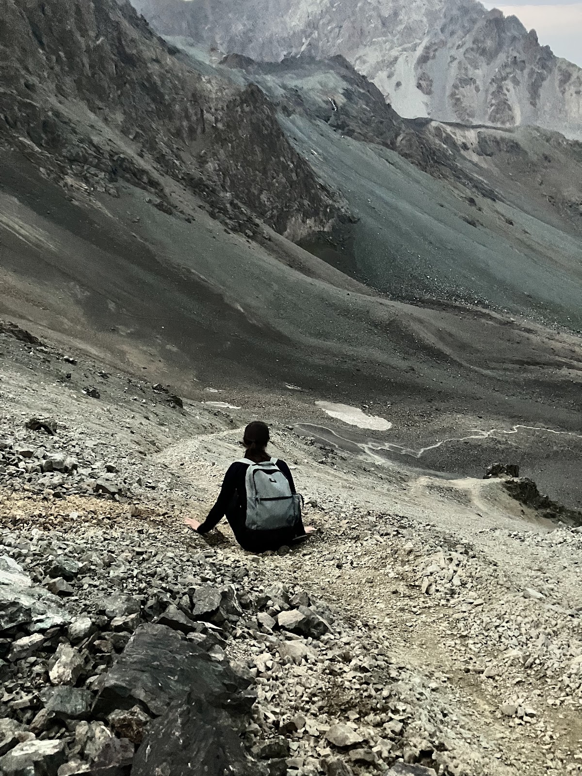 Ala Kul Lake Trek | View of Mountain Pass