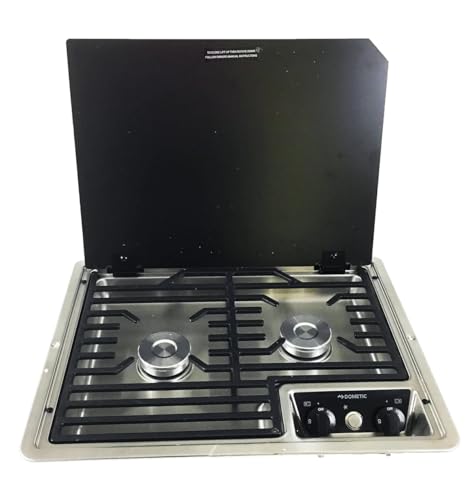 Dometic Drop-In Two-Burner - Stainless Steel Cooktop with Cast Iron ...