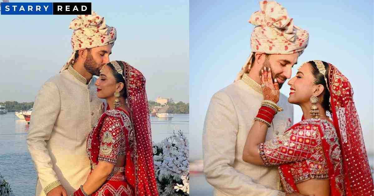Ushna Shah wedding photoshoot with her Husband