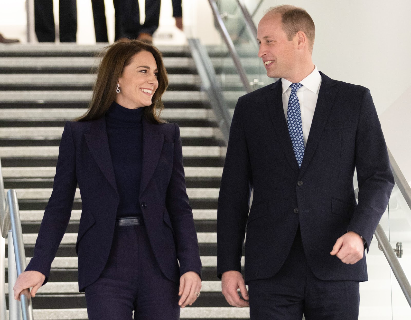 Kate Middleton et le prince William arrivent à Boston.