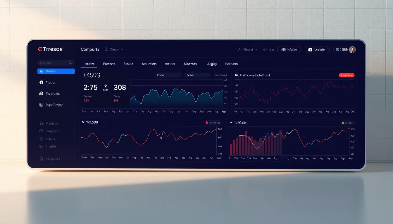 interface utilisateur Tresor Coinvia