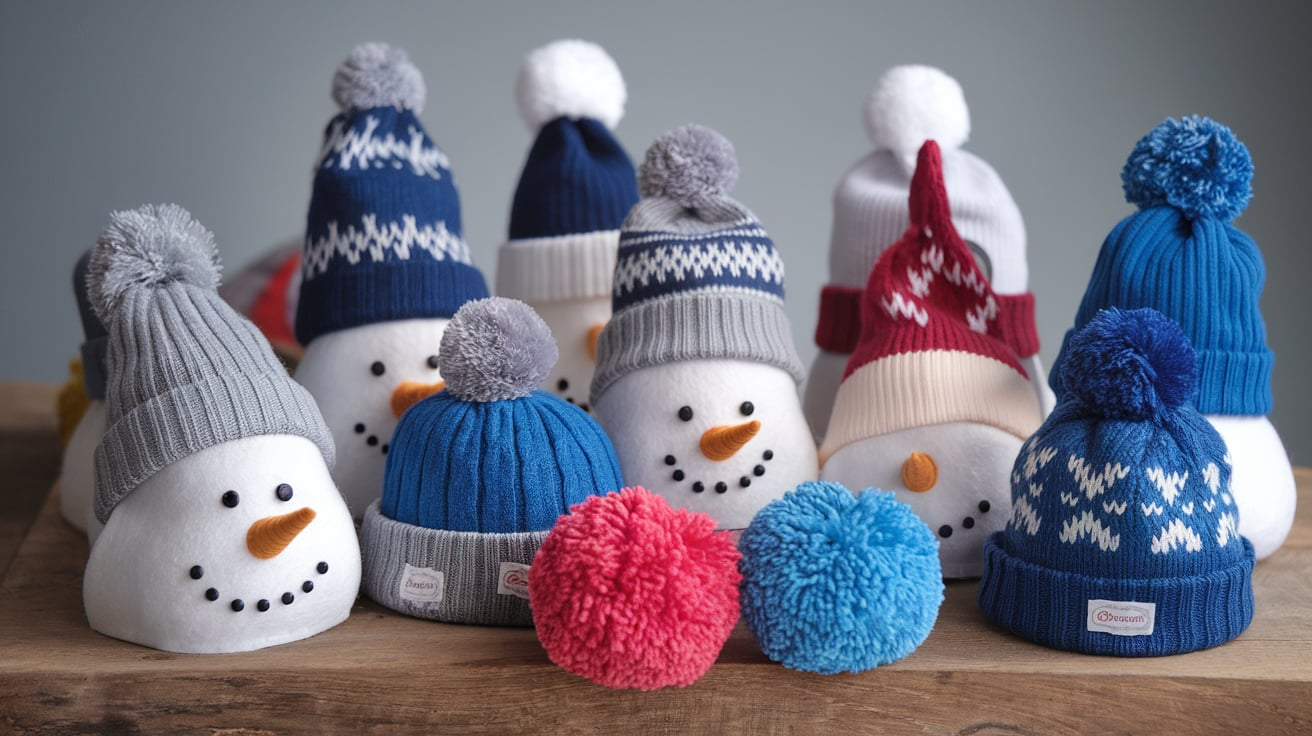 snowman hats for crafts 4.6 inches