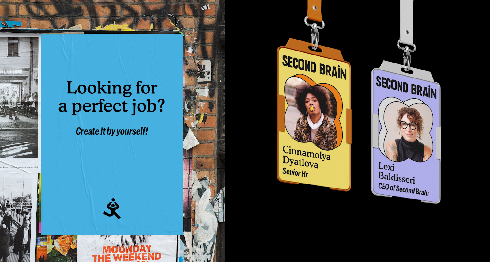 Image from the Unboring Branding: The Second Brain Identity article on Abduzeedo