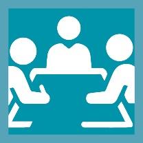 A group of people sitting at a table</p>
<p>Description automatically generated