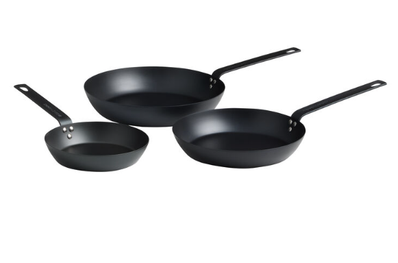 Merten & Storck Carbon Steel 12-Inch Frying Pan