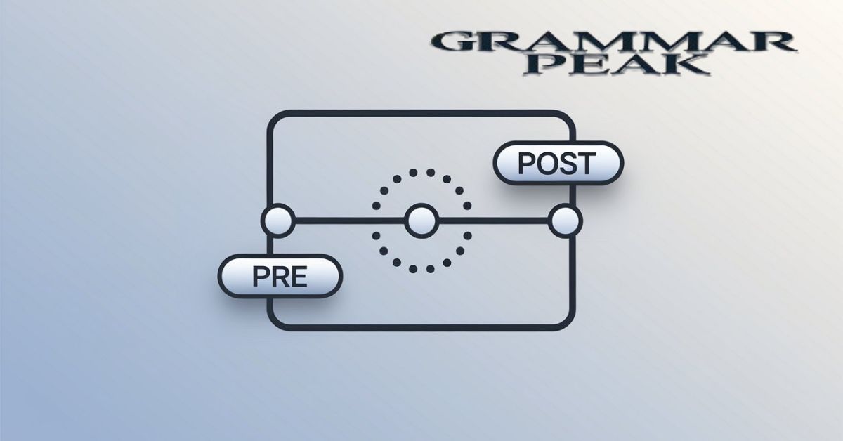 Origins of ‘Pre’ and ‘Post’