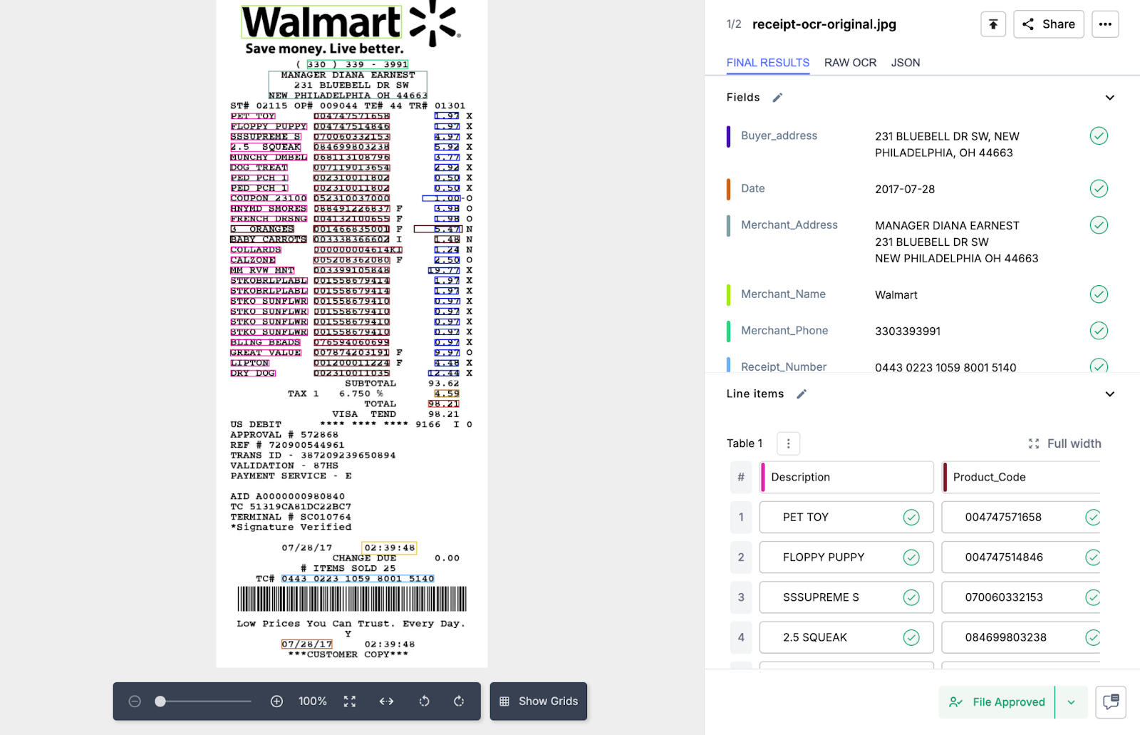 Nanonets AI receipt scanner