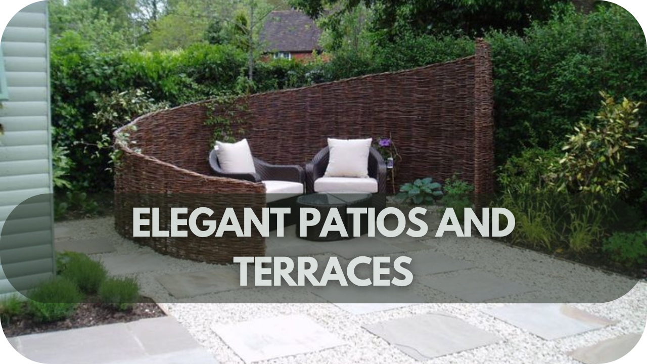 Outdoor Spaces Showcasing Natural Stone Landscaping: Elegant Patios and Terraces