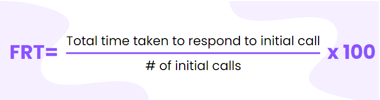 Formula for FRT