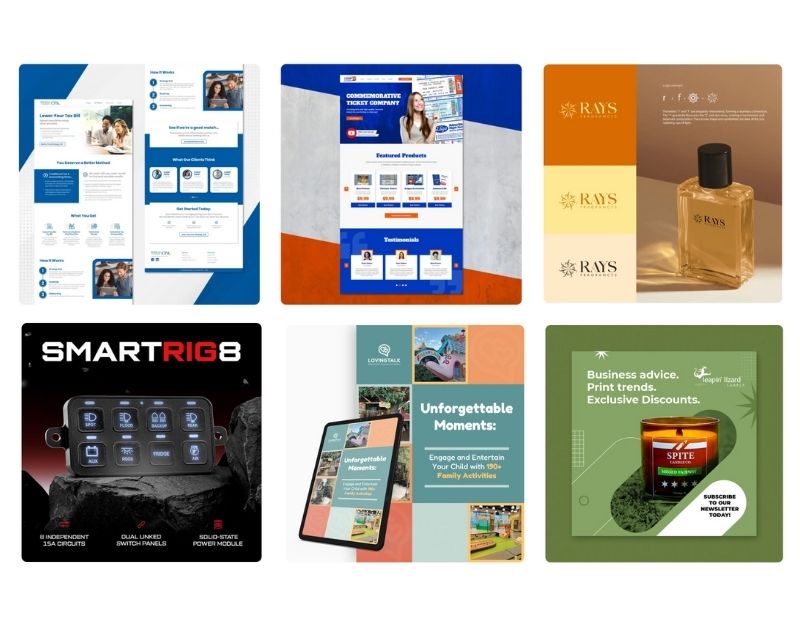 Graphic Design Services for Startups Penji sample designs