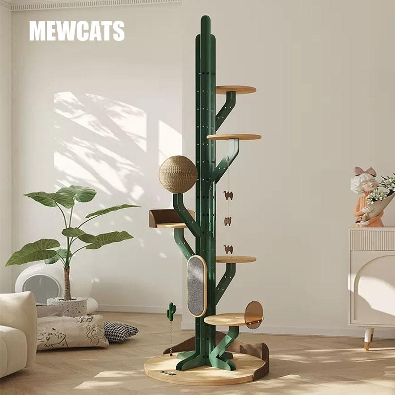 Modern DIY Large Cactus Cat Climbing Tree (3)