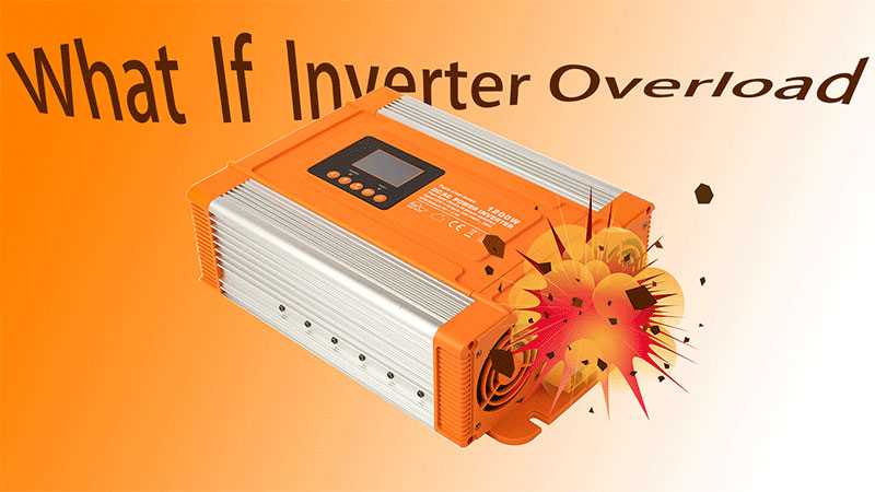inverter shows over loaded