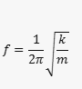 Tần số dao động của con lắc lò xo