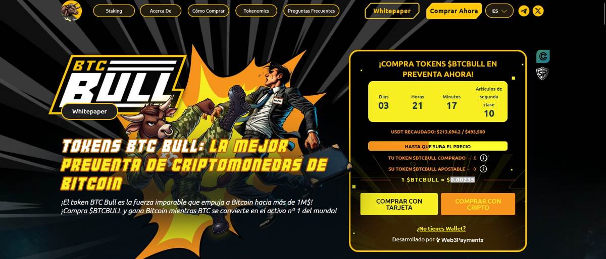 btc bull preventa de criptomonedas