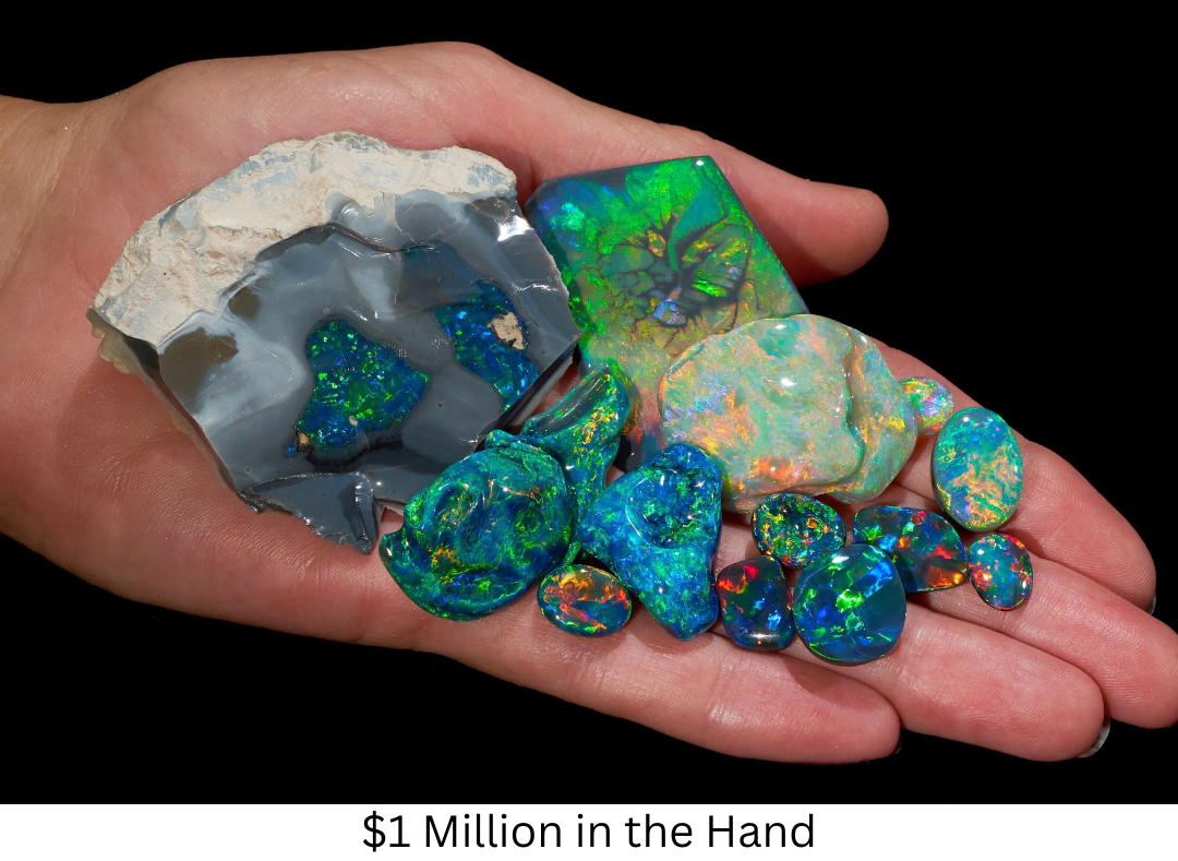 $1 Million Opals in the Hand