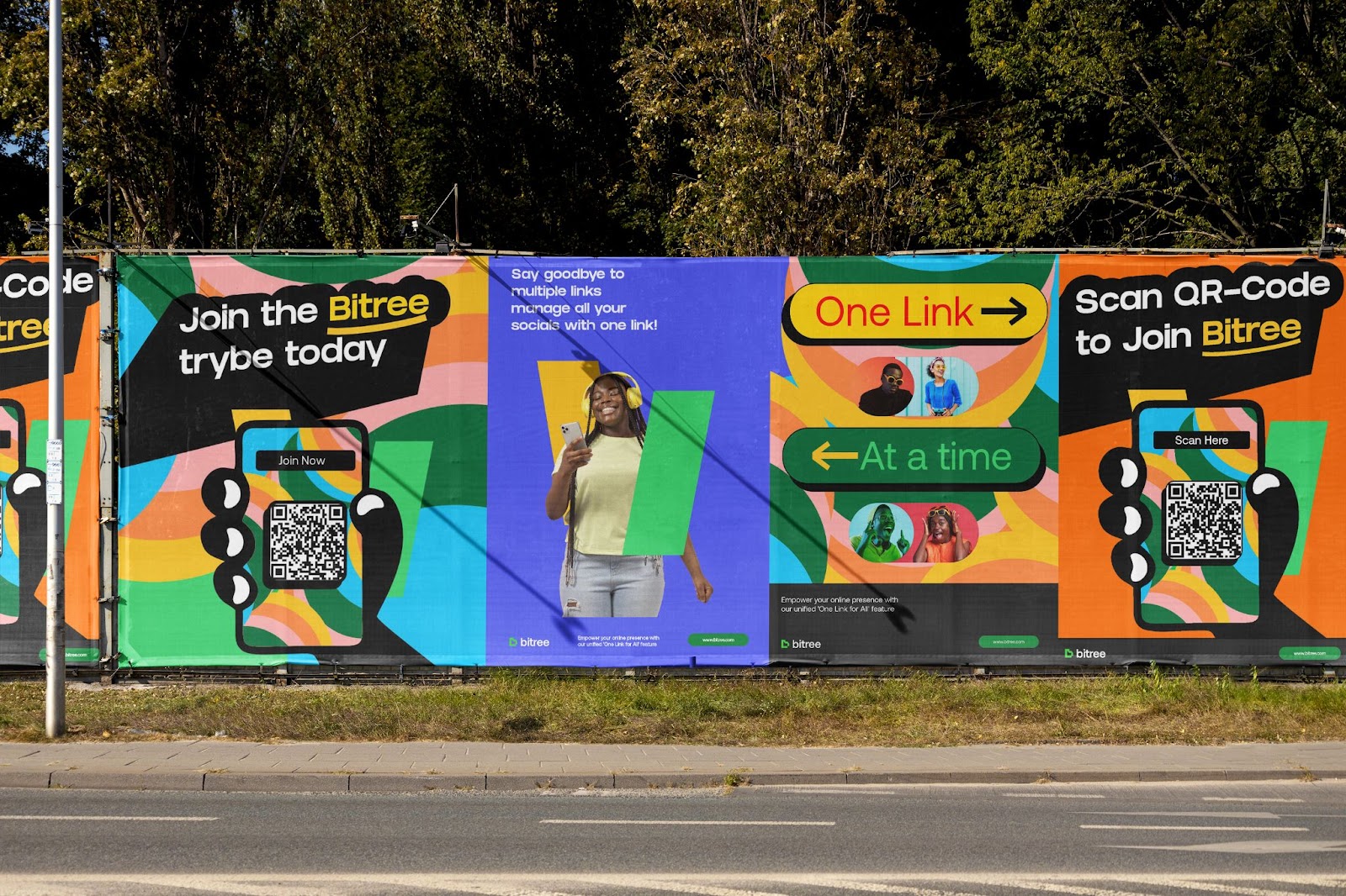Image from the Streamlined Branding for Bitree’s Link Management Platform article on Abduzeedo