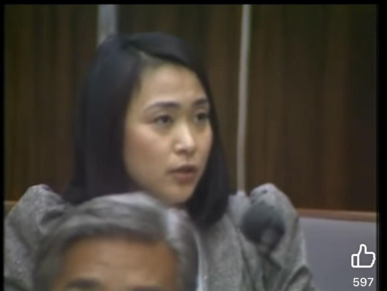 民主黨前主席、前立法會議員劉慧卿在facebook分享當年任記者向英國首相戴卓爾夫人問及道義責任的情況。（劉慧卿facebook圖片）