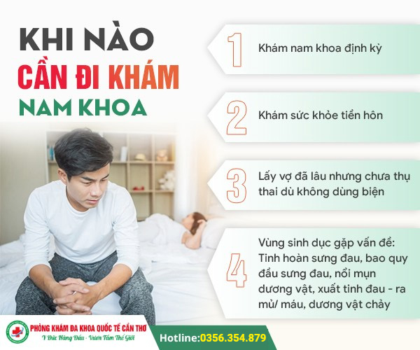 Khi nào nam giới cần khám nam khoa