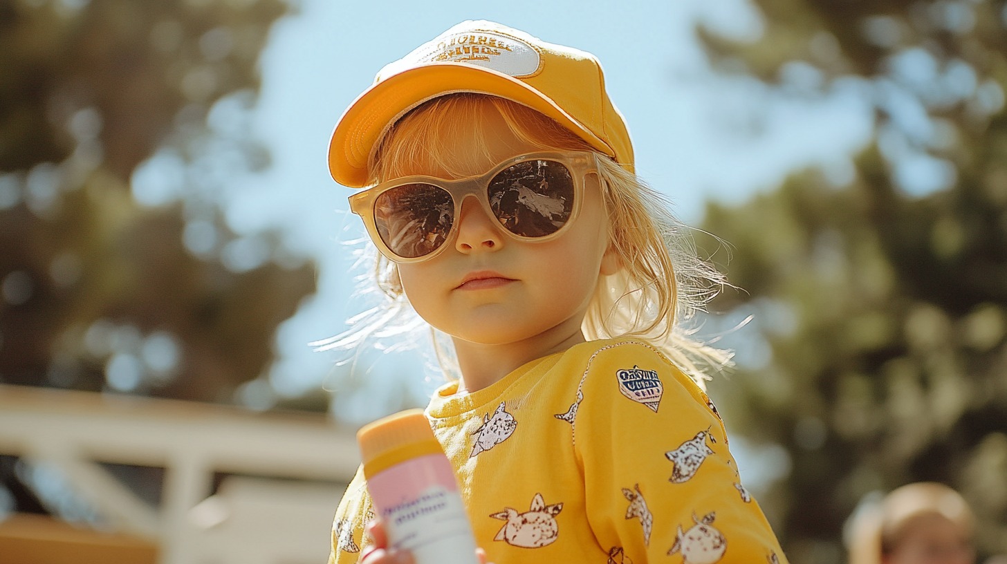 Mineral sunscreen options for children and babies offering gentle, safe sun protection