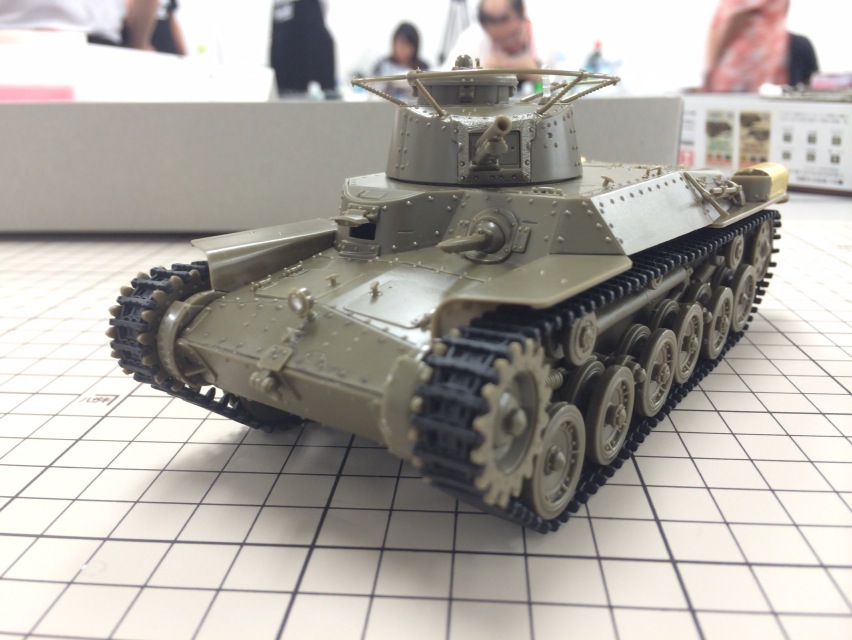 戦車のプラモデル九七式中戦車チハ