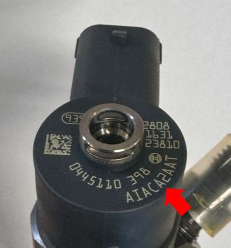code injecteur Bosch