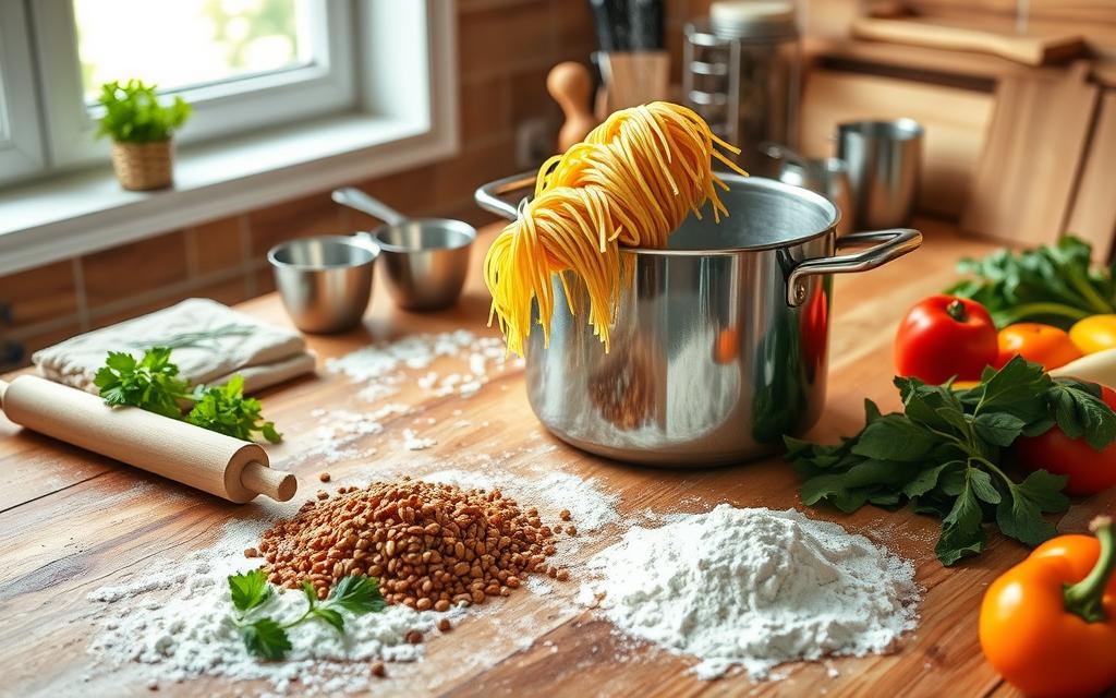 cooking lentil pasta