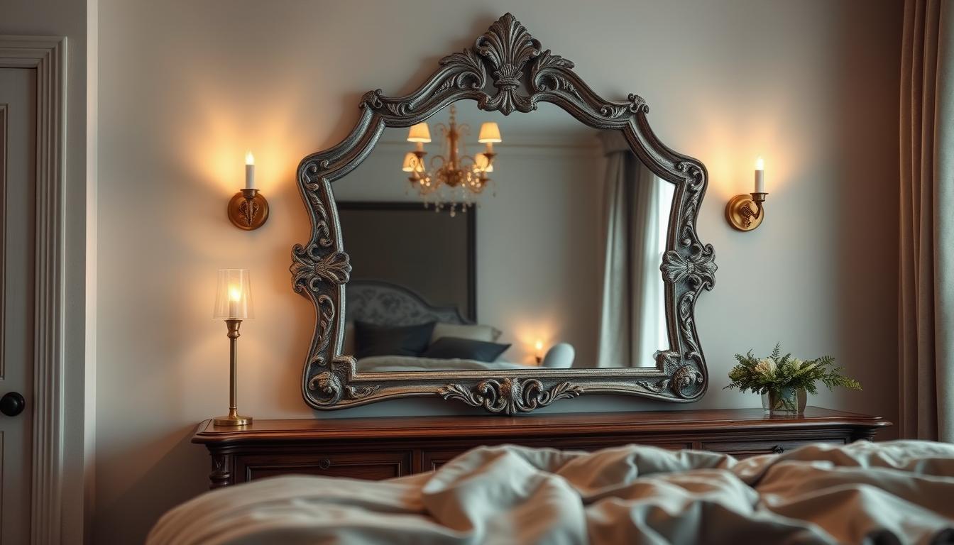 Spiegel im Schlafzimmer