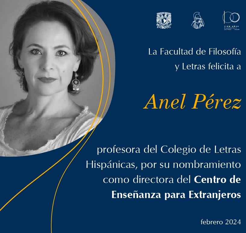 Anel Pérez – Facultad de Filosofía y Letras