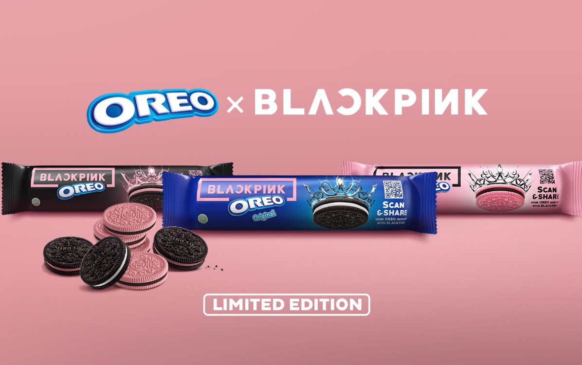 bánh oreo blackpink vị dâu
