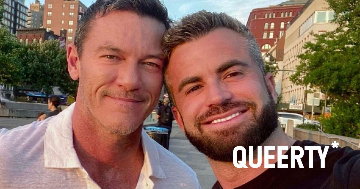 Luke Evans enjoys Ibiza vacation with hunky new beau - Queerty