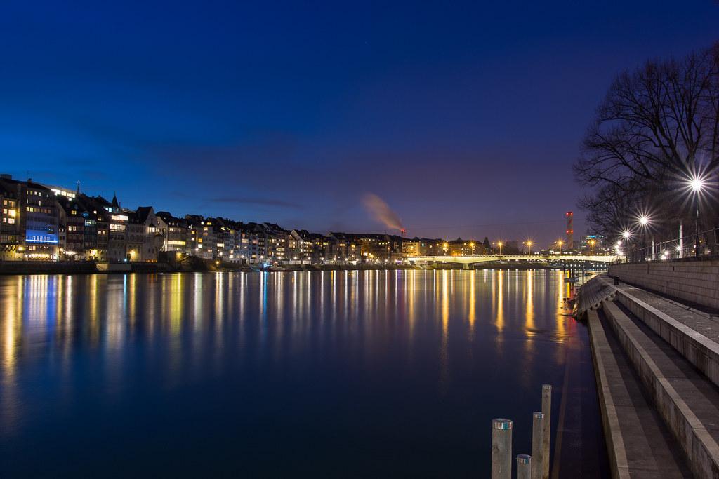 Basel at Night | Along the Rhine river in Basel, Switzerland… | Flickr