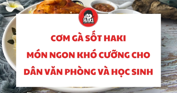 cơm gà sốt