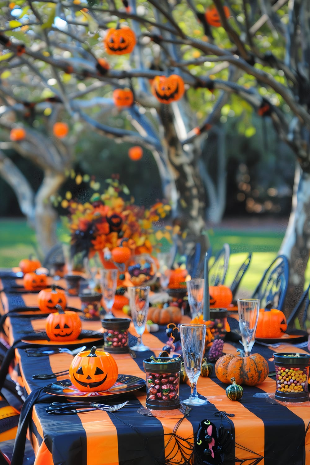 Halloween Table Settings