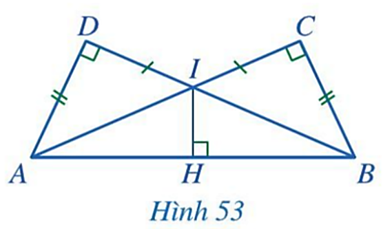 BÀI 5: TRƯỜNG HỢP BẰNG NHAU THỨ HAI CỦA TAM GIÁC:CẠNH – GÓC – CẠNHKhởi độngCâu hỏi: Hai chiếc compa ở Hình 45 gợi lên hình ảnh hai tam giác ABC và A B'C' có: AB = A'B', AC = A'C', A =A'. Hai tam giác ABC và tam giác A'B'C' có bằng nhau hay không?Đáp án chuẩn:Bằng nhau.I. Trường hợp bằng nhau cạnh – góc – cạnh (c.g.c)Bài 1: Cho góc nhọn xOy. Hai điểm M, N thuộc tia Ox thỏa mãn OM = 2cm, ON = 3cm. Hai điểm P, Q thuộc tia Oy thỏa mãn OP = 2cm, OQ = 3cm. Chứng minh MQ = NPĐáp án chuẩn:MQ = PN (hai cạnh tương ứng)Bài 2: Cho góc xOy có Oz là tia phân giác. Hai điểm M, N lần lượt thuộc Ox, Oy và khác O thỏa mãn OM = ON, điểm P khác O và thuộc Oz. Chứng minh MP=NPĐáp án chuẩn:MP = NP (2 cạnh tương ứng)II. Áp dụng vào trường hợp bằng nhau hai cạnh góc vuông của tam giác vuông III. Bài tập