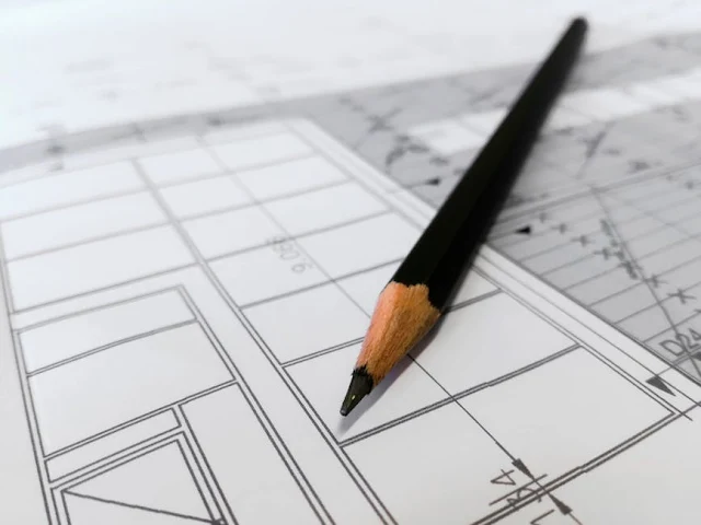 architect drawing of new house