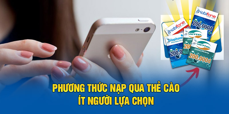 Gửi vốn bằng thẻ cào điện thoại