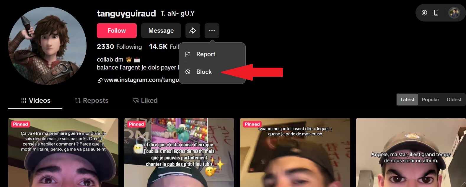 How to Block People on TikTok on PC